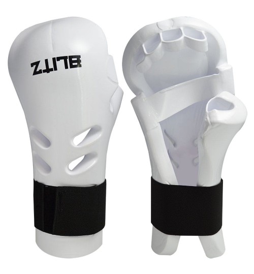 Blitz Dipped Foam Gloves - White