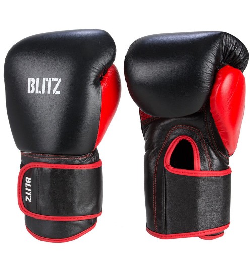 Blitz Kickboxing Gloves - Black / Red