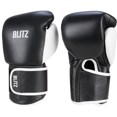 Blitz Kickboxing Gloves - Black / White