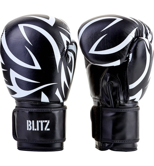 Blitz Muay Thai Boxing Gloves - Black