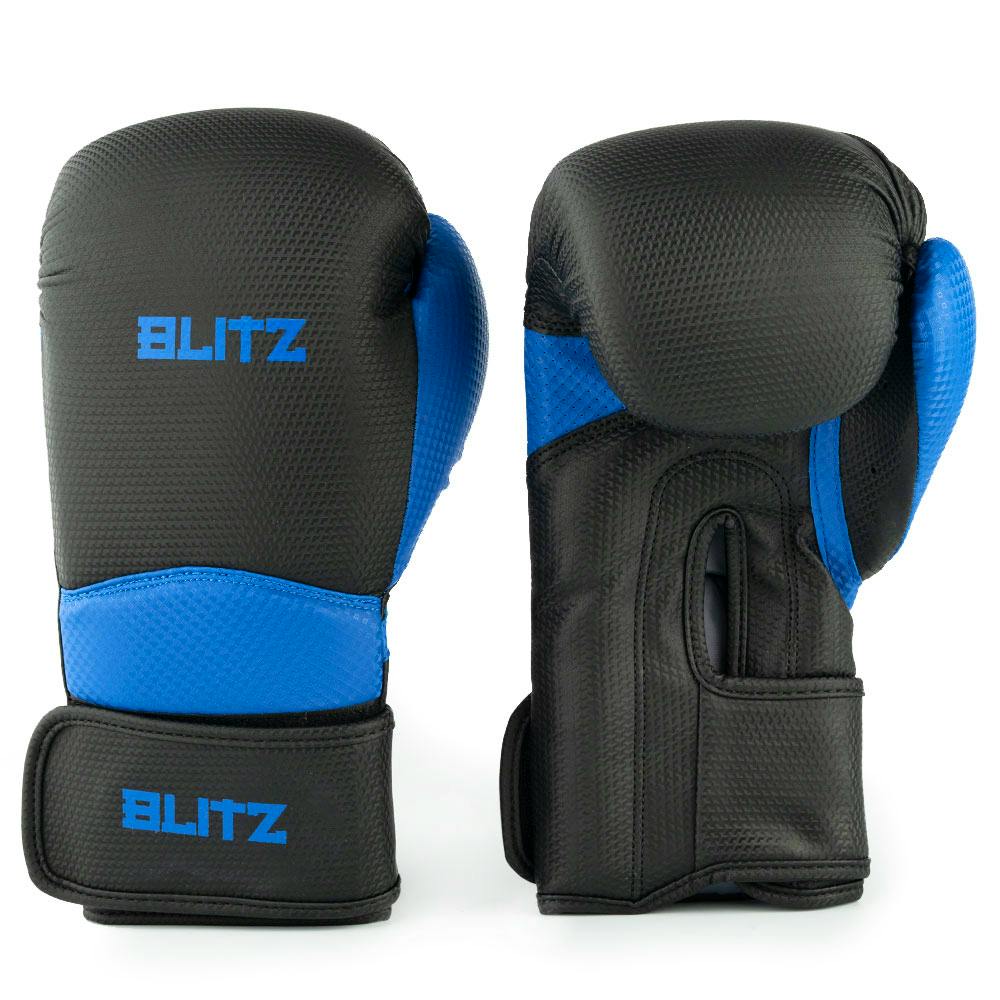 Blitz Centurion Boxing Gloves Black / Blue